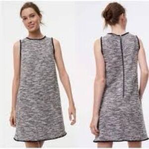 Loft Petite XS Fringe Sleeveless Dress